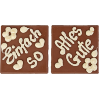 Spruchschokolade"Einfach so" & "Alles Gute" | Artikelnummer: AL3059A