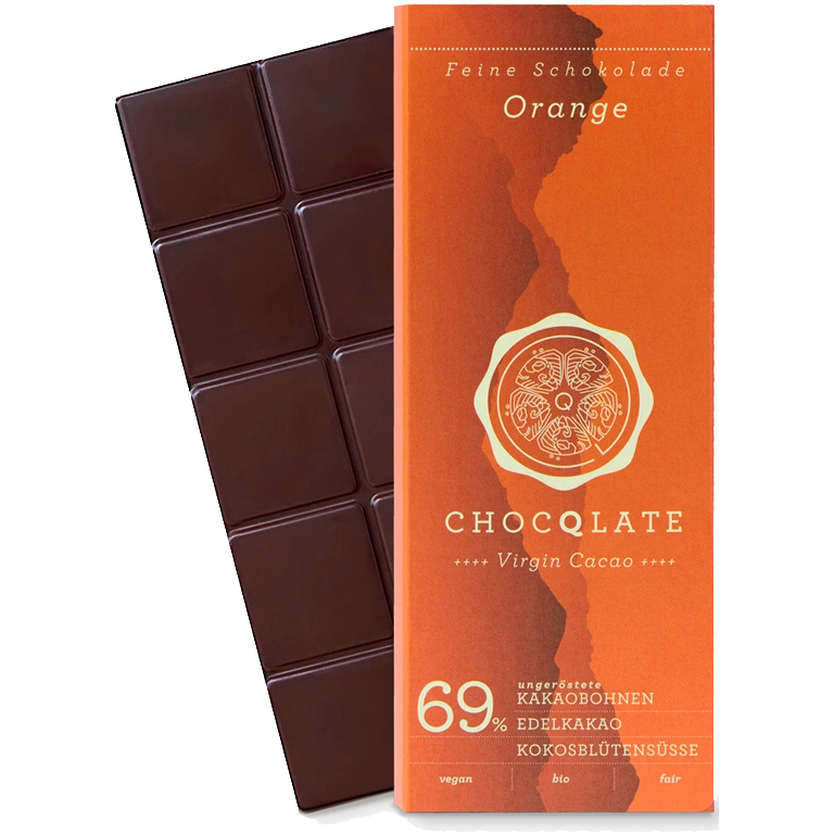 Virgin Cacao Schokolade - Orange (BIO)* | Artikelnummer: CH120011
