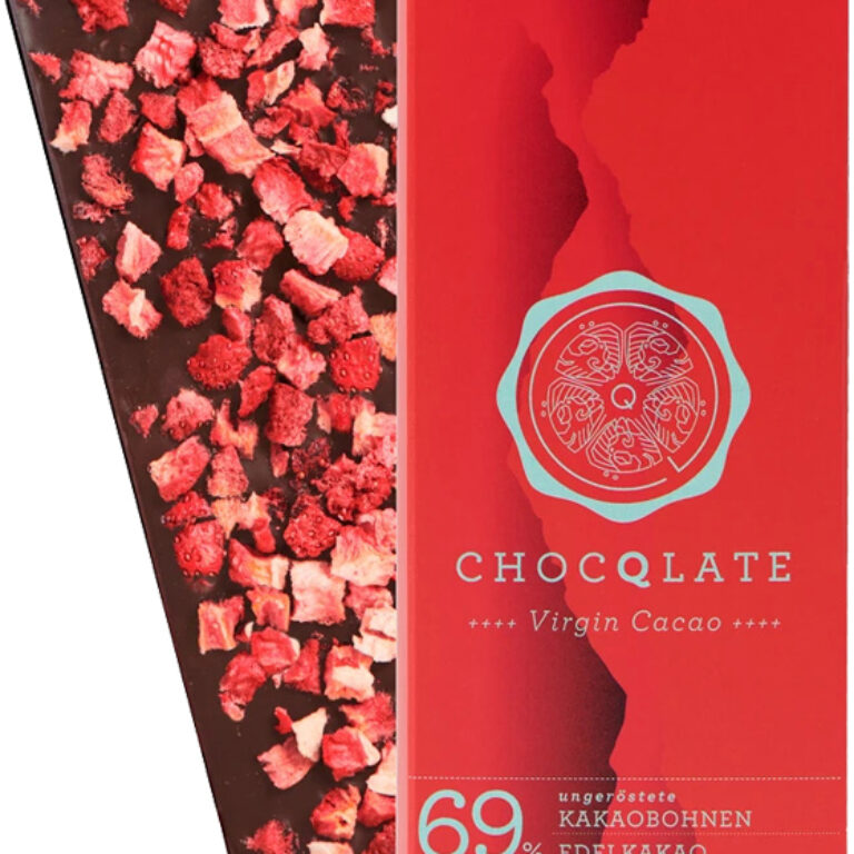 Virgin Cacao Schokolade - Erdbeere (BIO)* | Artikelnummer: CH120321