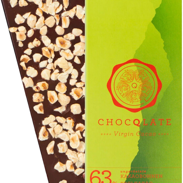 Virgin Cacao Schokolade - Haselnuss (BIO)* | Artikelnummer: CH120621