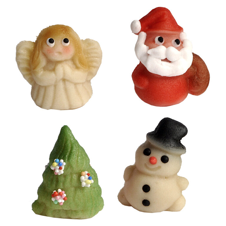 Mini-Weihnachtsfiguren 4fach sortiert | Artikelnummer: FM2121
