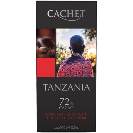 Cachet Extra Dark Chocolate 72% - Tanzania | Artikelnummer: CA21407