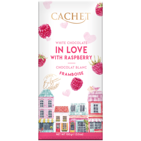 Cachet Valentine - White Chocolate with Rasberry | Artikelnummer: CA21435