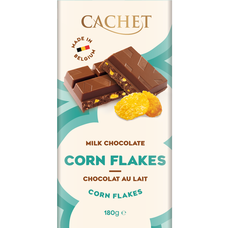 Cachet Milk Chocolate 31% - Corn Flakes | Artikelnummer: CA22134