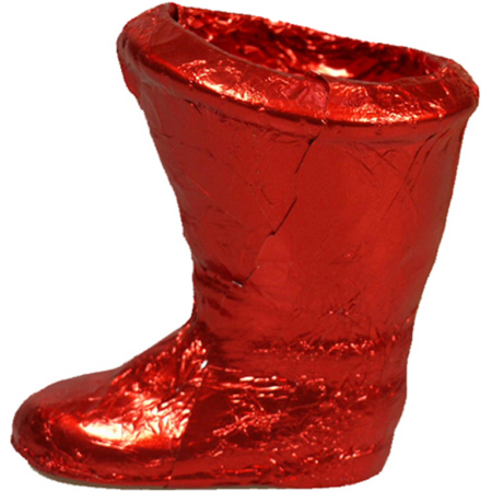 Nikolausstiefel leer Stanniol rot | Artikelnummer: FS45524LE