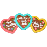 Lebkuchenherz ''Spruch und Liebe'' | Artikelnummer: FY01601W