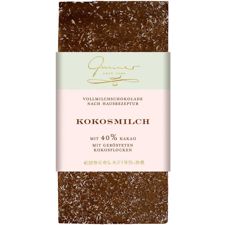 Edel-Vollmilch 40% - Kokosmilch | Artikelnummer: GM11176
