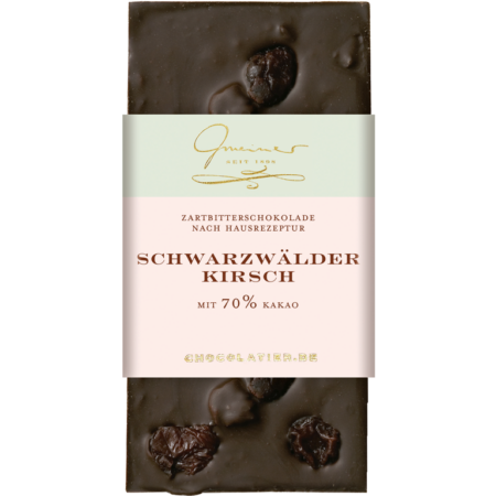 Edel-Zartbitter 70% - Schwarzwälder Kirsch | Artikelnummer: GM11200