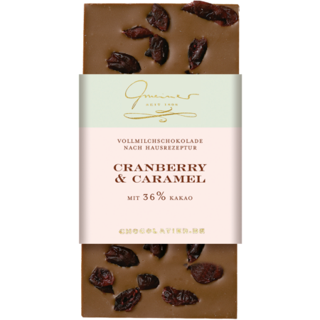 Edel-Vollmilch 36% - Cranberry-Caramel | Artikelnummer: GM11207