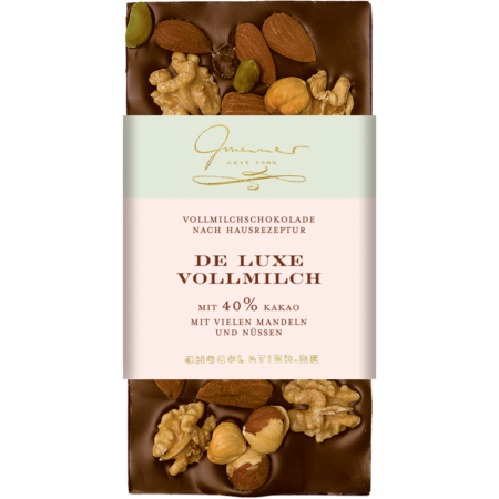 Edel-Vollmilch 40% - De Luxe Nussmischung | Artikelnummer: GM11214