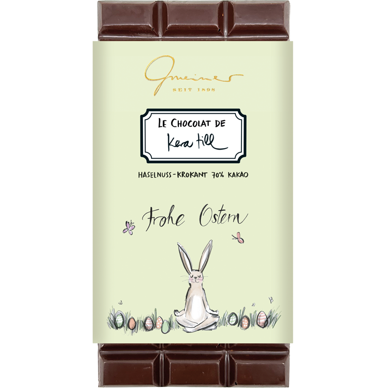 Edel-Zartbitter 70% - Kera Till - Frohe Ostern | Artikelnummer: GM11241