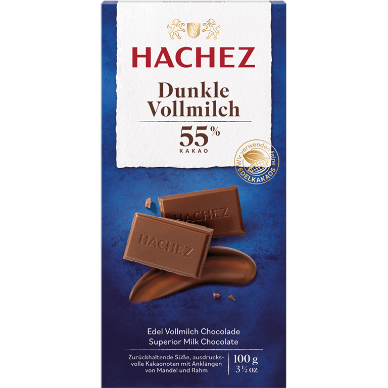 Dunkle Vollmilch 55% | Artikelnummer: HA020931