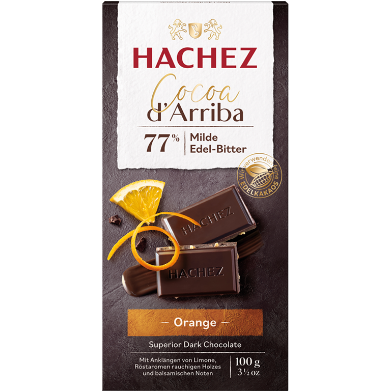 Cocoa d'Arriba 77% - Orange | Artikelnummer: HA021402