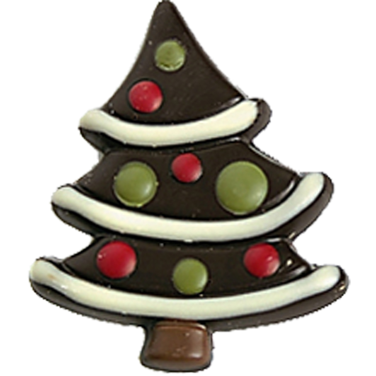Relief Weihnachtsbaum Zartbitter | Artikelnummer: IC1211