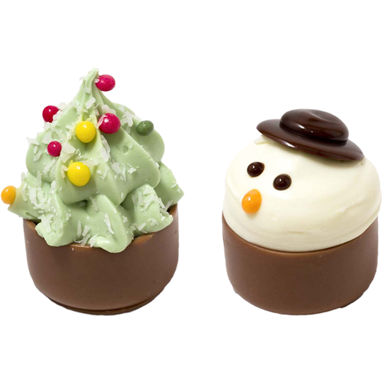CupCake Schneemann & Weihnachtsbaum | Artikelnummer: IC1254