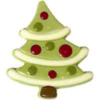 Relief Weihnachtsbaum grün | Artikelnummer: IC1358