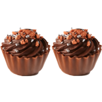 CupCake Weihnachten funkelnd Zartbitter | Artikelnummer: IC3385