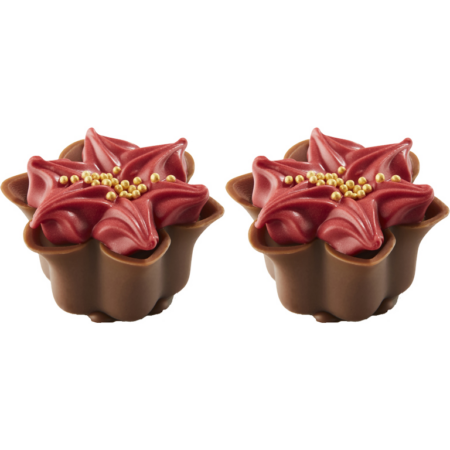 CupCake Weihnachtsstern rot | Artikelnummer: IC6196