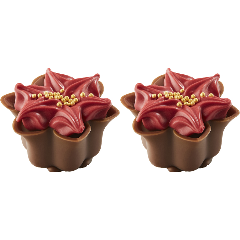 CupCake Weihnachtsstern rot | Artikelnummer: IC6196