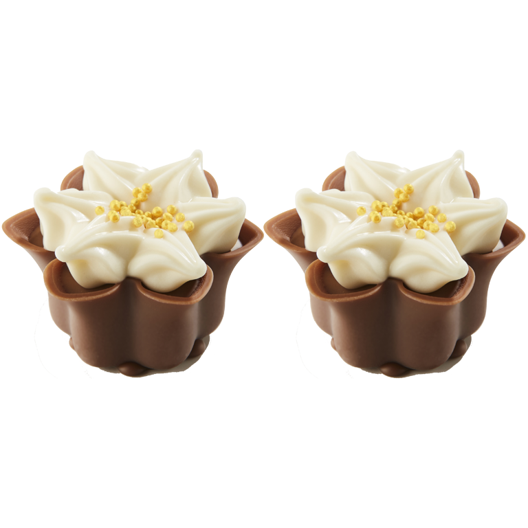 CupCake Weihnachtsstern weiss | Artikelnummer: IC6197