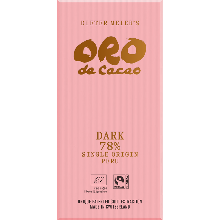 Oro de Cacao Dark 78% - Peru (BIO)* | Artikelnummer: OR1008