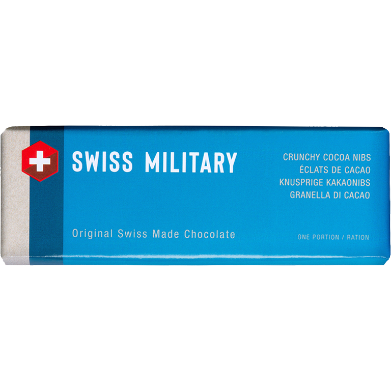 Swiss Military Chocolate - Crunchy Cocoa Nibs | Artikelnummer: SE51327