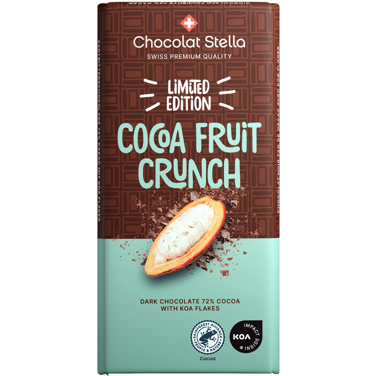 Chocolat Stella Limited Edition Dark 72% with Cocoa Fruit | Artikelnummer: SE51997