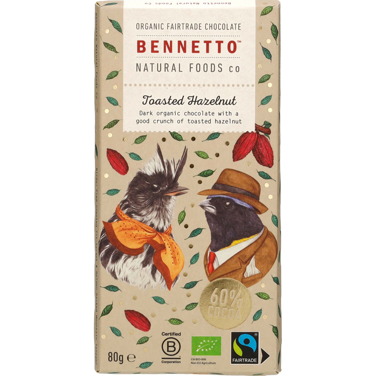Bio&Fair - Dark 60% Toasted Hazelnut | Artikelnummer: BN23277