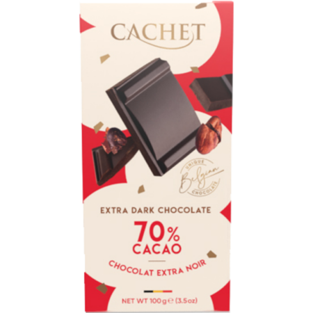 Cachet Extra Dark Chocolate 70% | Artikelnummer: CA21428