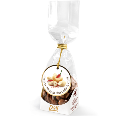 Doti Cashews in Milchschokolade und Chilli | Artikelnummer: DT1120