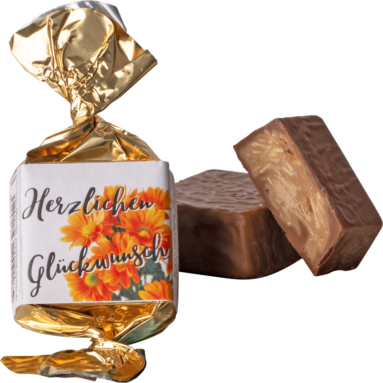 Nugatbusserl ''Herzlichen Glückwunsch'' | Artikelnummer: AL20018