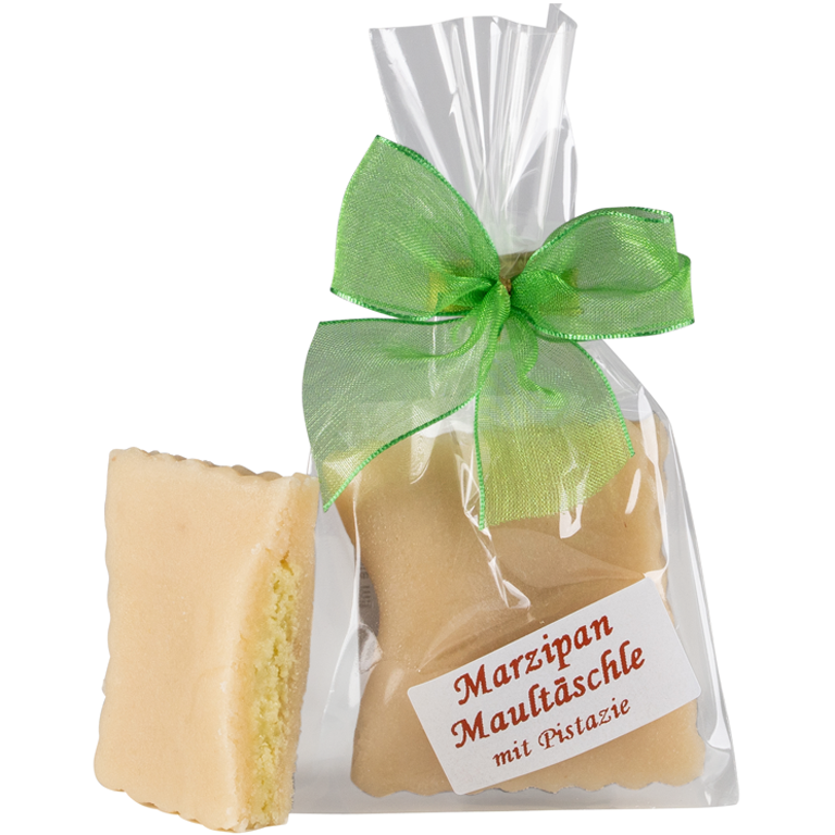 Marzipan-Maultäschle Pistazie | Artikelnummer: FM220058