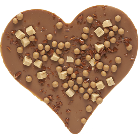 Relief Herz ''Crunchy Caramel'' | Artikelnummer: HC2400