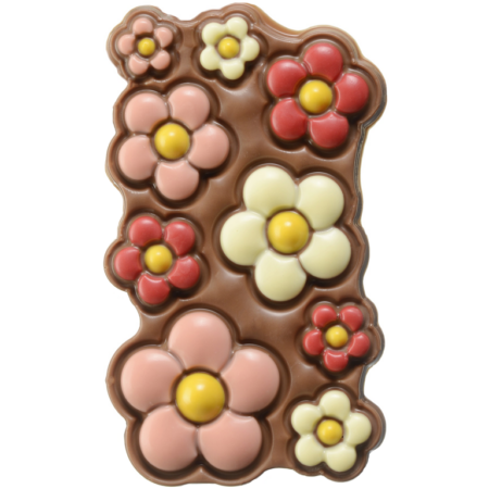 Schokoladentafel ''Blumen'' | Artikelnummer: HC2415