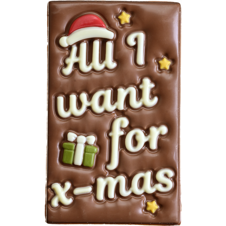 Weihnachtstafel "All I want for x-mas" | Artikelnummer: HC8455