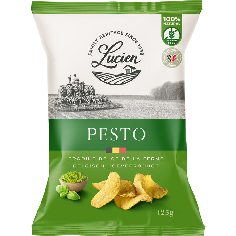 Lucien Classic Chips Pesto | Artikelnummer: LN85004