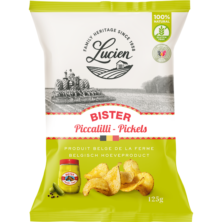 Classic Chips Mustard & Pickles | Artikelnummer: LN85066