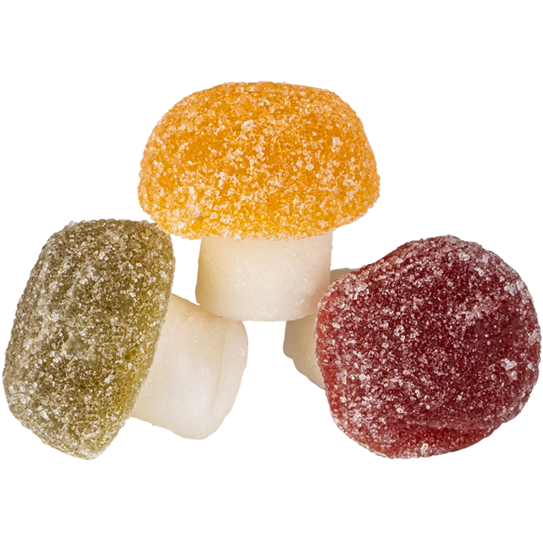 Fruchtmark-Pilz mit Fondant-Stiel | Artikelnummer: PE460