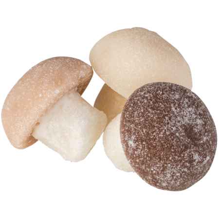 Fondant-Pilz mit Fruchtmark-Stiel | Artikelnummer: PE911