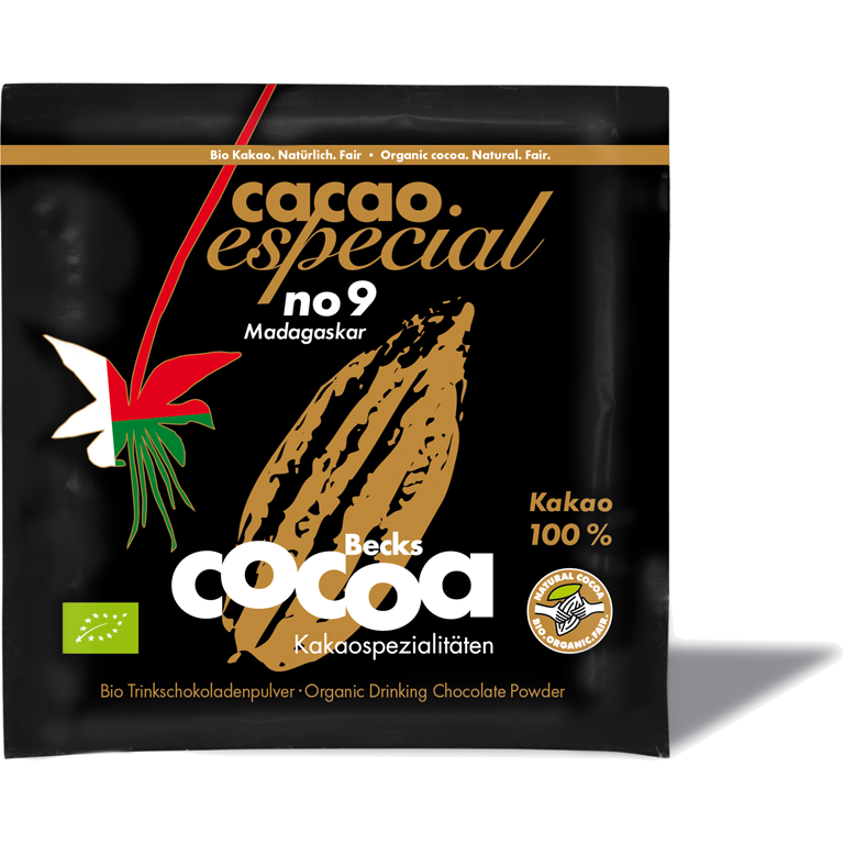 Becks cocoa Especial No.9 Madagaskar 100% (BIO)* | Artikelnummer: BK401957