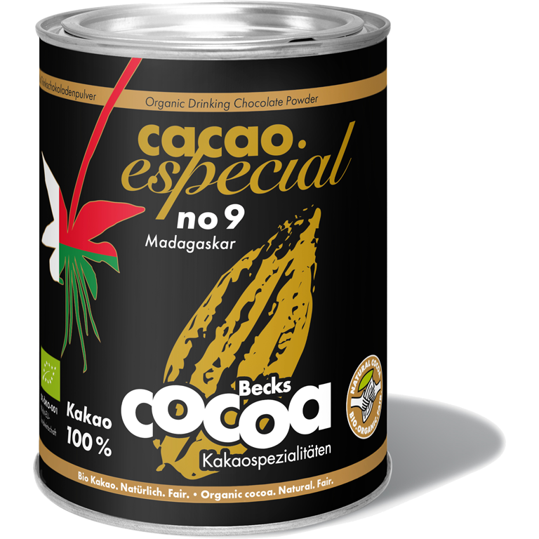 Becks cocoa Especial No.9 Madagaskar 100% (BIO)*| Artikelnummer: BK402013