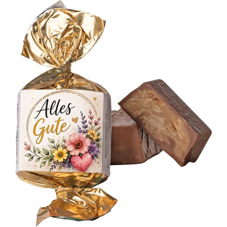 Nugatbusserl ''Alles Gute'' | Artikelnummer: AL20020