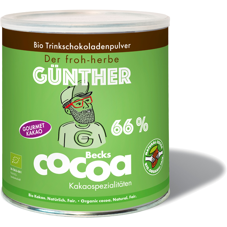 Becks cocoa Gastrodose - Günther 66% (BIO)* | Artikelnummer: BK902085