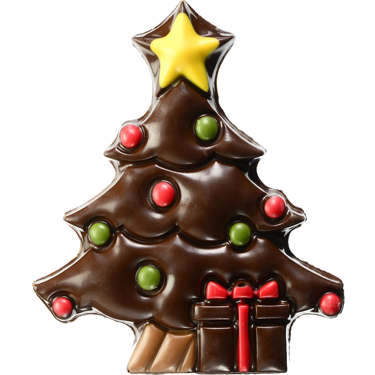 Relief Weihnachtsbaum Zartbitter | Artikelnummer: HC8461