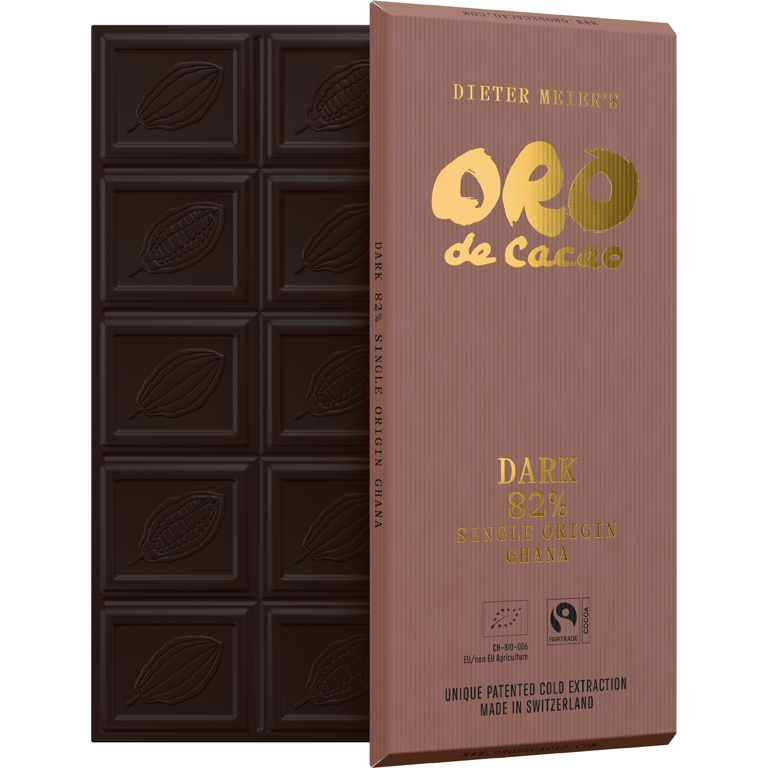Oro de Cacao Bio&Fair Dark 82% - Ghana* | Artikelnummer: OR1005