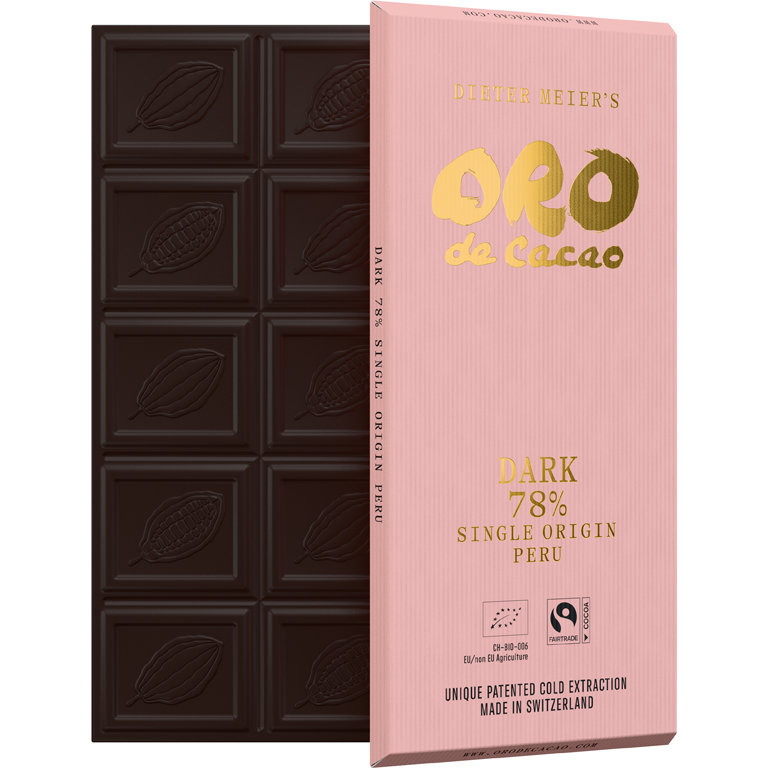Oro de Cacao Bio&Fair - Dark 78% - Peru* | Artikelnummer: OR1008