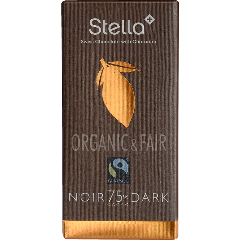 Chocolat Stella Bio&Fair - NOIR 75%* | Artikelnummer: SE33280