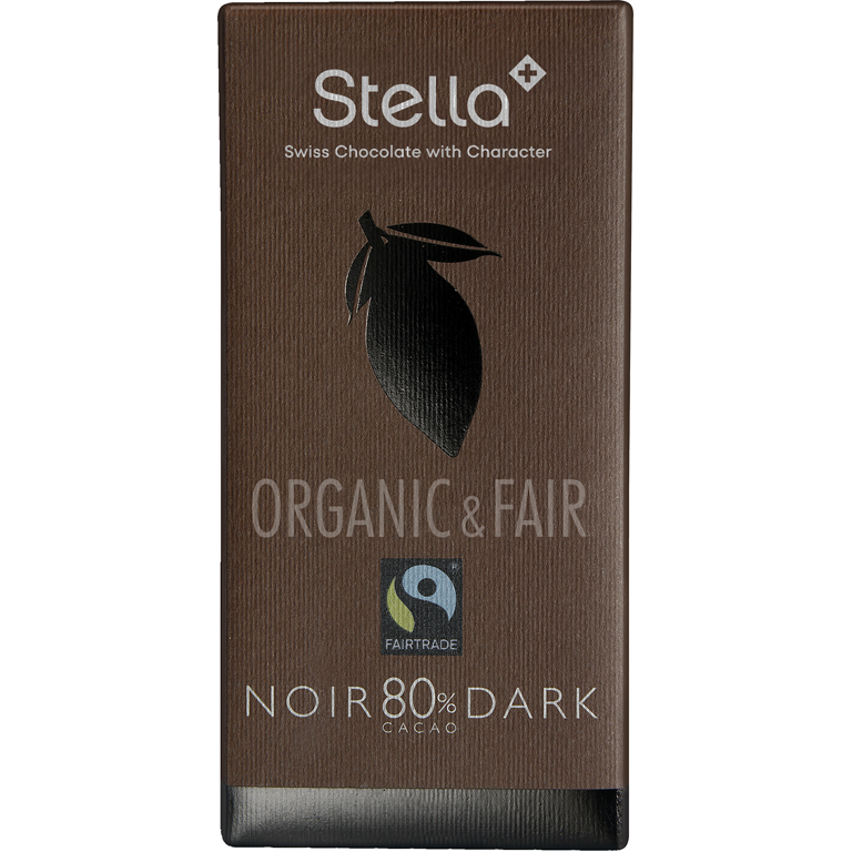 Chocolat Stella Bio&Fair - NOIR 80%* | Artikelnummer: SE33282