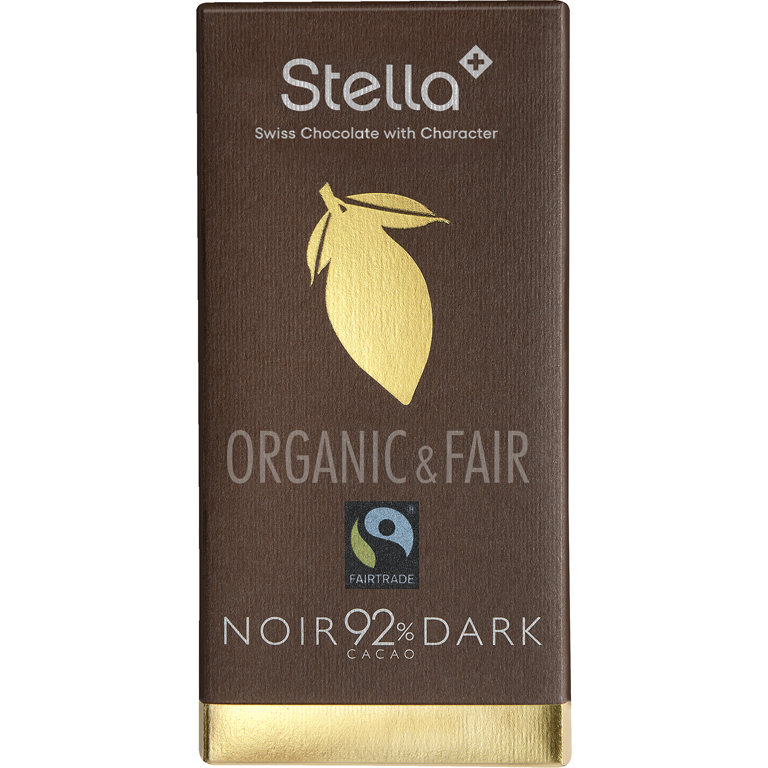 Chocolat Stella Bio&Fair - NOIR 92%* | Artikelnummer: SE42044