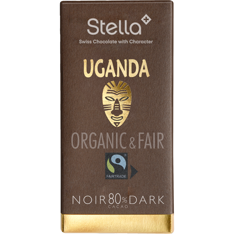 Chocolat Stella Bio&Fair - NOIR Uganda 80%* | Artikelnummer: SE52468